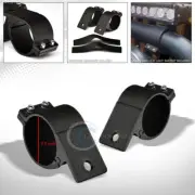 Texture Bk Offroad 2.5" Tube Aluminum Mount Bracket Clamps For LED Light frc C15