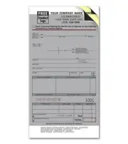 4000 Fuel Meter Tickets With Carbons / NEBS Deluxe No. 29 / 3 Part