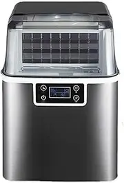 Portable Ice Maker Machine Commercial Household Ice Machine Manual Bottled Water Countertop Electric Ice Cube Maker Machine