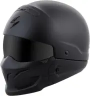 New Scorpion EXO Covert Open Face Helmet Matte Black Medium 75-1600M