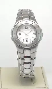 YEMA BY SEIKO YM-780 Women's Silver-tone Quartz Dive Watch 10-ATM *NEW/RARE*