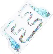 ERINGOGO Early Learning Toys Sensory Maze Board Glitter Moving Toy Hand Eye Coordination Fine Motor Skills Toy