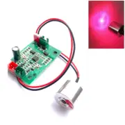 650nm 100mw Red Collimated Beam Laser Dot Module 5V w/Circuit Driver TTL