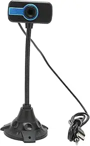 High Definition Webcam, USB Webcam Manual Focusing USB with Noise Cancelling Microphone for Office for Live Broadcast