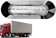 Truck Side Marker Lights LED - 4 LED Rear Side Marker - 12/24v Turn Signal Lights, LED Side Marker, Indicators Light Lamp for Boat, Vehicle, Rv, Truck