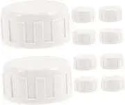 BESPORTBLE 1set PVC Fitting End Caps Durable Inner Thread Connectors for Irrigation and Swimming Pool Applications High Impact Strength Water Line Accessories 10pcs