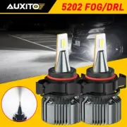 AUXITO 5202 H16 LED Fog Driving Light Bulbs Conversion Kit 28W 3000LM 6000K 2PCS (for: Mini)