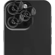 EFM Camera Lens Screen Armour for iPhone 16 pro and 16 Pro Max - Carbon