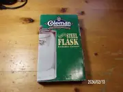 THE SUNSHINE OF THE NIGHT COLEMAN 8 OZ STAINLESS STEEL FLASK FUNNEL BOX 805-795