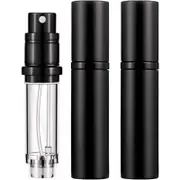 2PCS Perfume Atomizer Bottle(5ML), Refillable Portable Mini Perfume Atomizer for Travel, Leakproof Pump Perfume Spray Bottle Atomizer for Man and Woman