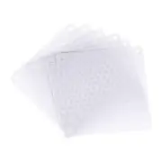 6PCS PC Dust Filter, 120x120mm PVC Computer Case Cooler Dustproof Mesh White