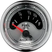 Auto Meter 1215 American Muscle 2-1/16" Short Sweep Electric Fuel Level Gauge for Ford and Chrysler