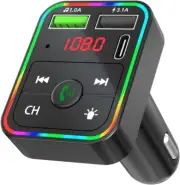 Bluetooth Car Adapter, Fm Transmitter Bluetooth, Wireless Modulator