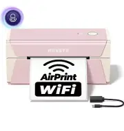 MUNBYN Wireless VOICE 300DPI RW401AP Label Thermal 4x6 AirPrinter+FREE SHIPPING