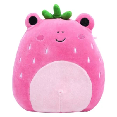 Squishmallows Adabelle the Strawberry Frog 8 in Plush Doll - Plush Toy Pink