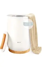 Towel Warmer Bucket, 26L Large Towel Warmers with Auto Keep Warm Features Hot To