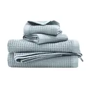 Bambury Waffle Bath Towel - Cloud