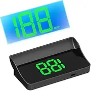 Heads Up Display Car, GPS Speedometer, Large Digital Speedometer Car Mph Or Kph, USB Plug & Play for All Cars Car Hud
