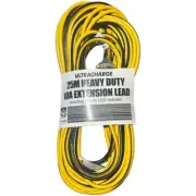 Ultracharge Extension Lead Cord Heavy Duty Cable 10 AMP 25M Worksite Trade