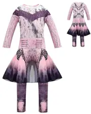 Pink Audrey Jumpsuit Girls Costume