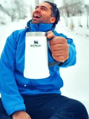 【吉星上新】Stanley保溫杯新品雙層真空杯飲料保冷冰大手柄咖啡杯馬克杯