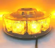 Magnetic LED Flashing Emergency Warning Tow Truck Hazard Strobe Light 12 Volt
