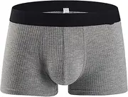 [HIONRE] Thongs for Men Multipack,Sweat-Absorbing Thin Underwear, Breathable Boxer Briefs,String Homme Transparent