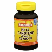 Sundance Beta Carotene Vitamin A Softgels 25,000 IU 60 Caps By Sundance