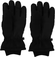 [KOMBIUDA] 1 Pair Ski Gloves Motorcycle Riding Gloves Black Football Gloves Touch Screen Gloves for Men Snowmobile Gloves Snowboard Gloves Heated Ski Gloves Fluff Black Anti-Skid Gloves Bike
