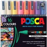 POSCA PC-5M Paint Markers Assorted 16 Pack