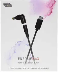 在飛比找有閑購物優惠-德國技術ENERGIEMAX Type-C轉DC傳輸線+10