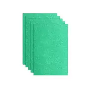 5Pcs Dark Green Foam Sheets, 8"x12" Self-Adhesive EVA Foam Sheets(1.5mm Thick)