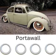 Whitewall Portawall Tire Trim 15" For VW Beetle Karmann Ghia Ford Chevy Old Time