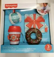 Fisher-Price Season's Greetings Gift Set: Crinkle Jingle Snowball Teetheable Cup