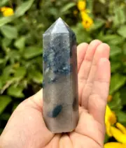 K2 STONE Mini Tower Point Natural Crystal Decoration Carving 90mm Polished