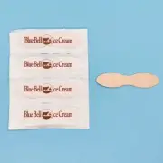 Pack of 4 Blue Bell Ice Cream Wooden Spoons Still Wrapped - Nostalgia!