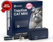 Mini GPS Cat Tracker Real-Time Location Tracking Activity Monitoring Collar Incl