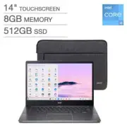 Brand New Acer CB514-4HT-359X 14" TS Chromebook -- i3-N305/ 8GB/ 512GB