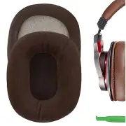 Geekria Velour Ear Pads for Audio Technica ATH M50 Headphones (Brown)