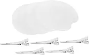 COMPUKAS 1 Set Hair Extension Tool Kit with Heat Shield Guards Clips Glue Protector for Hair Extension Bonding Versatile Insulation Spacers for Precise Application and Protection