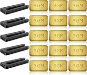 HFYHWT 20PCS Ceiling Fan Balancing Kit, 5 Sets High Calibration Blade Balance Tool Including 5 Pcs Resilient Clips and 15 Pcs Metal Self-Adhesive 3G Weight