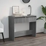 Console Table Grey Sonoma 89x41x76.5 cm Engineered Wood vidaXL