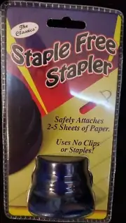 Office Home Staple Free Stapler 2-5 Sheets NEW
