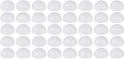2sets 5cm Half Ball Craft Set Christmas Balls Semicircle Ornaments DIY Craft Material for Boys and Girls Flower Arrangement Accessories Winter Celebration Supplies 100pcs*2