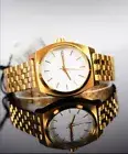 Nixon Medium Time Teller Watch in All Gold / White NWT A1130-504-00- Works