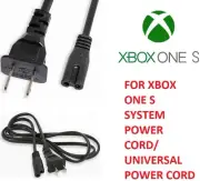 For Xbox One S 6FT PA-14 2 Slot Prong Power Cord Charging Cable Wall Plug