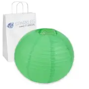 12 pcs 14" inch Chinese Paper Lantern - Green - Wedding Party Event oz