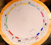 Complete Darrow Round Board 1933 Style Reproduction Monopoly Game Set