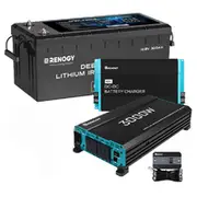 Renogy Summit 300Ah Lithium Battery, Charger and Inverter Bundle