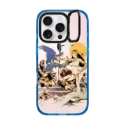 iPhone 16 Pro Impact Ring Stand Case MagSafe Compatible Ghoul Queen by Frazetta Girls